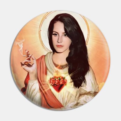 Saint Lana Del Rey Pin Official Lana Del Rey Merch