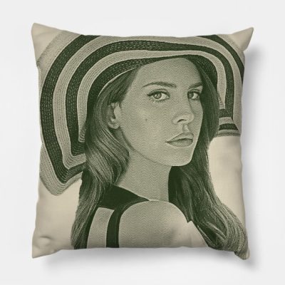 Lana Del Rey Throw Pillow Official Lana Del Rey Merch
