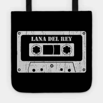 Lana Del Rey Vintage Cassette White Tote Official Lana Del Rey Merch
