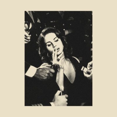Lana Del Rey Vintage Pencil Drawing Style Mug Official Lana Del Rey Merch