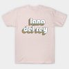 Lana Del Rey Retro Rainbow Typography Faded Style T-Shirt Official Lana Del Rey Merch