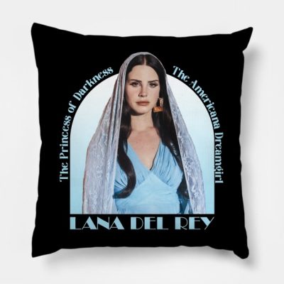 Lana Del Rey T Shirt Throw Pillow Official Lana Del Rey Merch