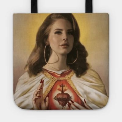 Lana Del Rey As Jesus Tote Official Lana Del Rey Merch