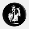 Memorable Hand Sign Lana Del Rey Retro Design Pin Official Lana Del Rey Merch