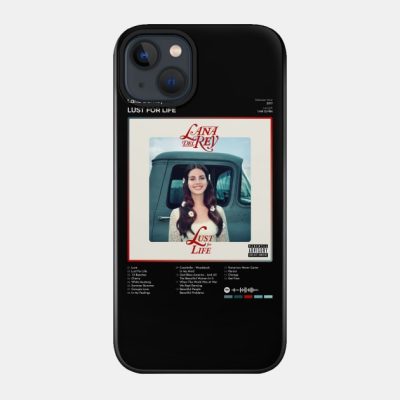 Lana Del Rey Lust For Life Tracklist Album Phone Case Official Lana Del Rey Merch