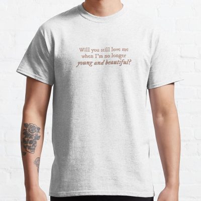 Young And Beautiful Lana Del Rey Lyrics T-Shirt Official Lana Del Rey Merch