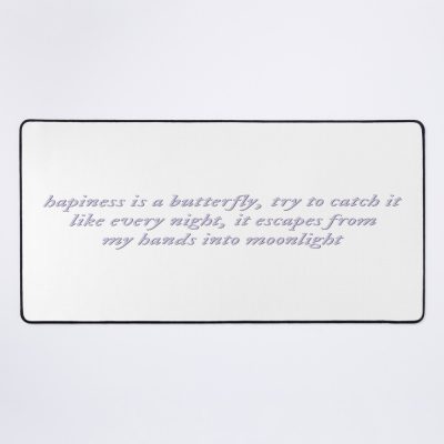 Happiness Is A Butterfly Lana Del Rey Lyrics Mouse Pad Official Cow Anime Merch