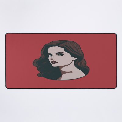 Lana Del Rey Simple Design Mouse Pad Official Cow Anime Merch